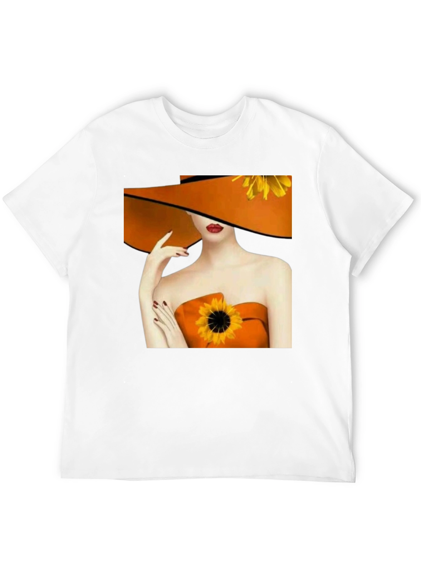 Sunflower Woman Graphic Tee