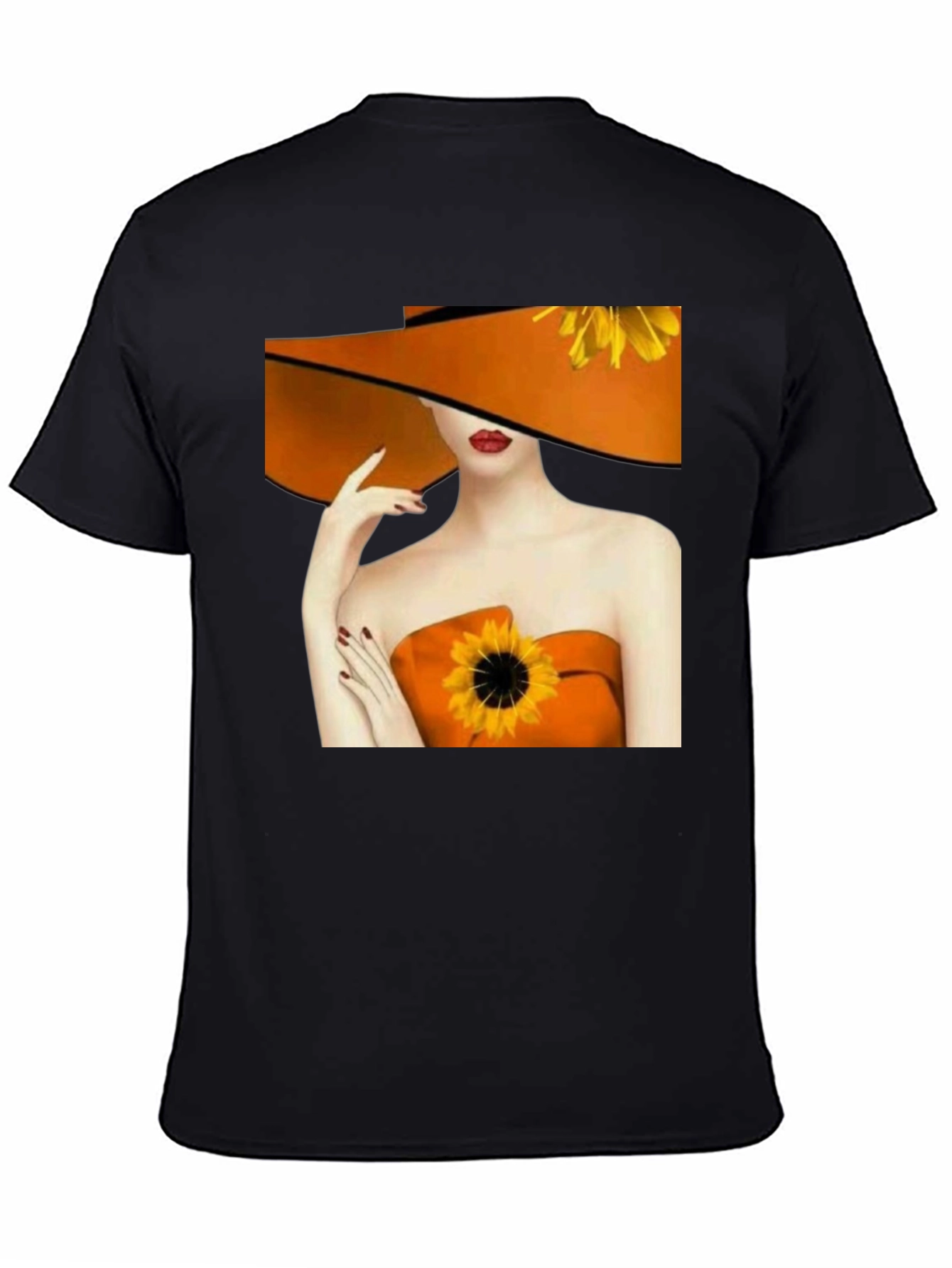 Sunflower Woman Graphic Tee