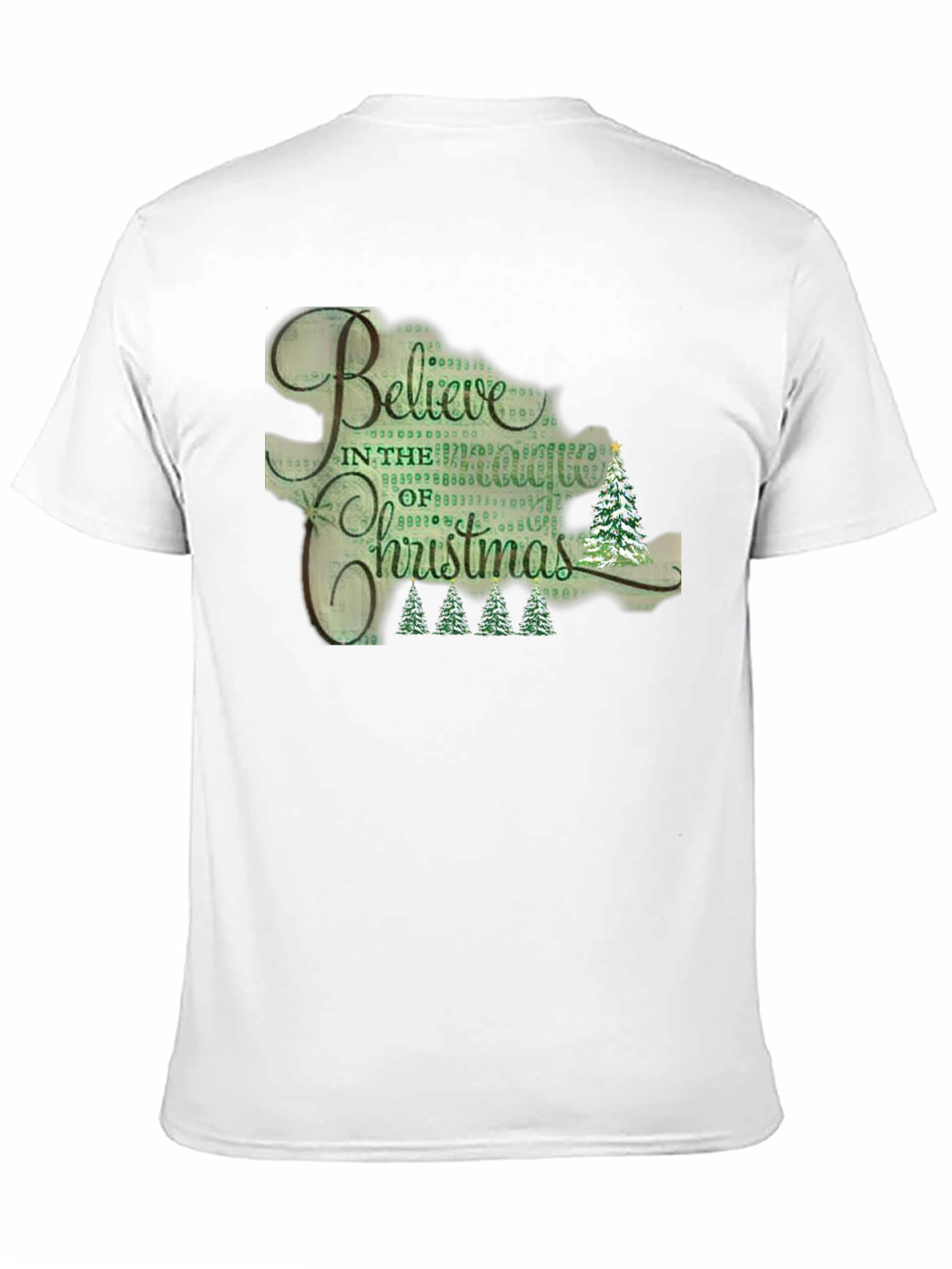 Believe Christmas Graphic Tee - Black T-Shirt