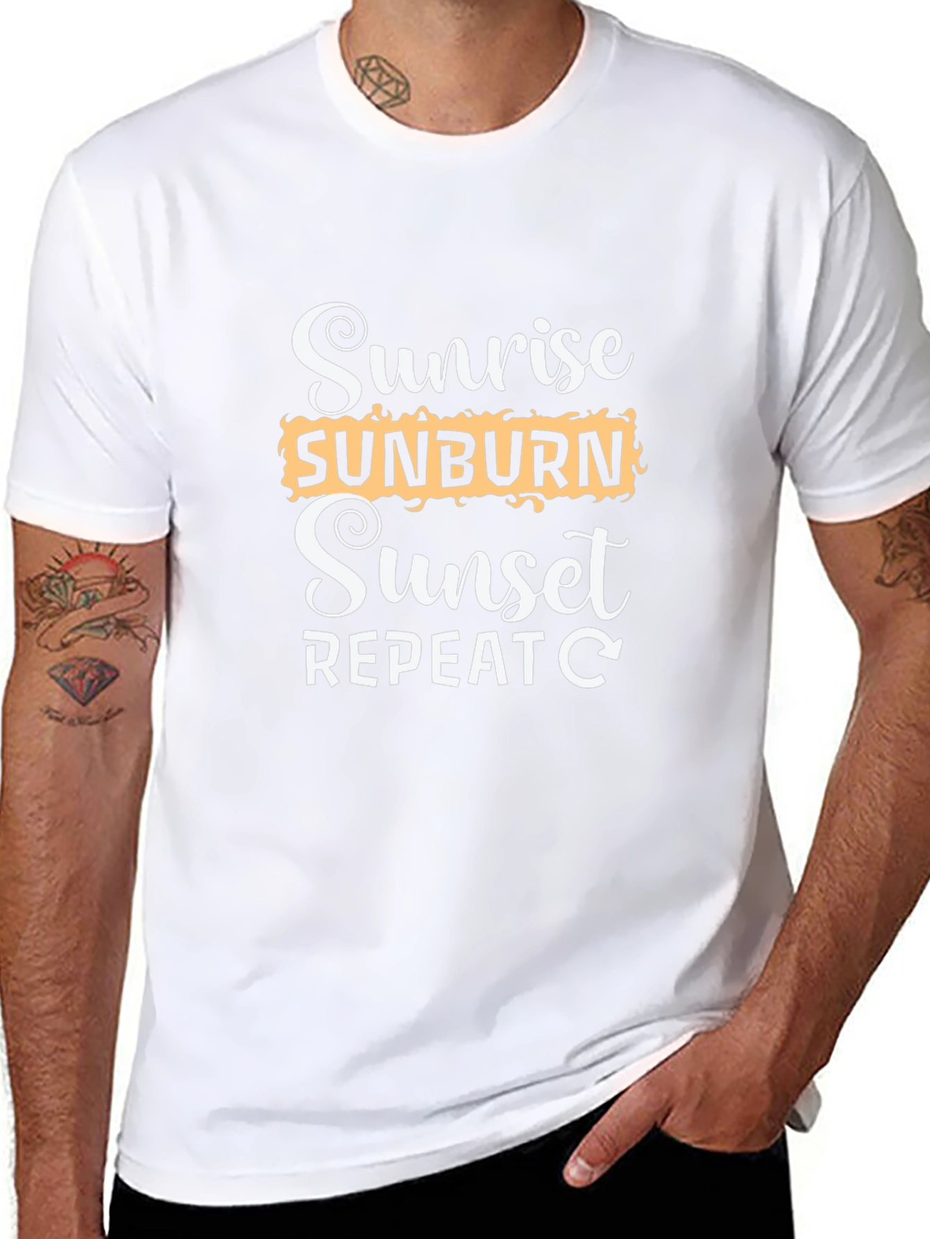 Sunrise Sunburn Sunset Repeat T-Shirt