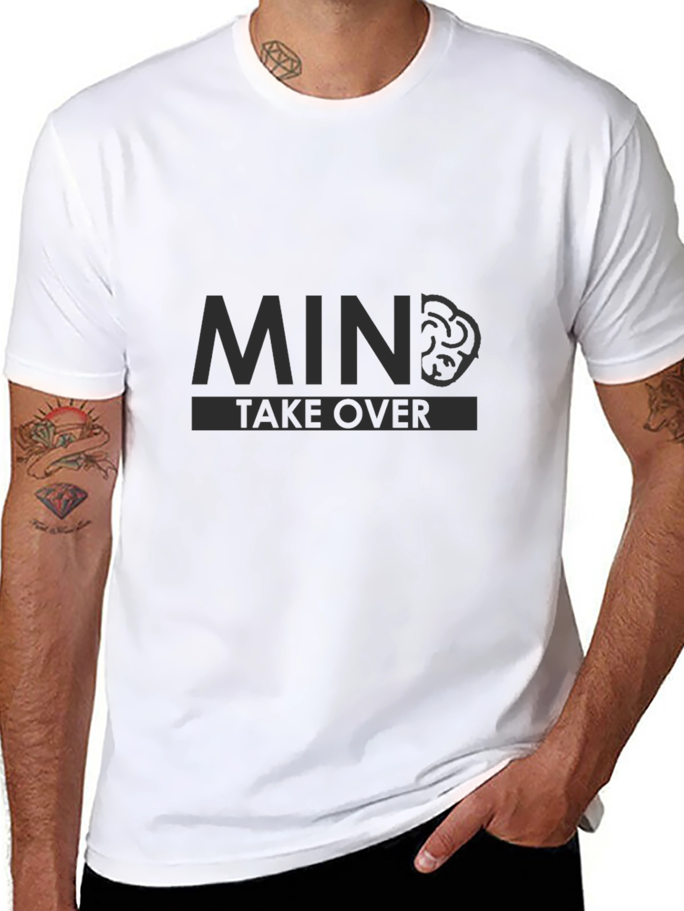 Mind Takeover T-Shirt | Abstract Graphic Tee | Edgy Streetwear Shirt | Aesthetic Art Tee | Gift Idea | Free Shipping $50+