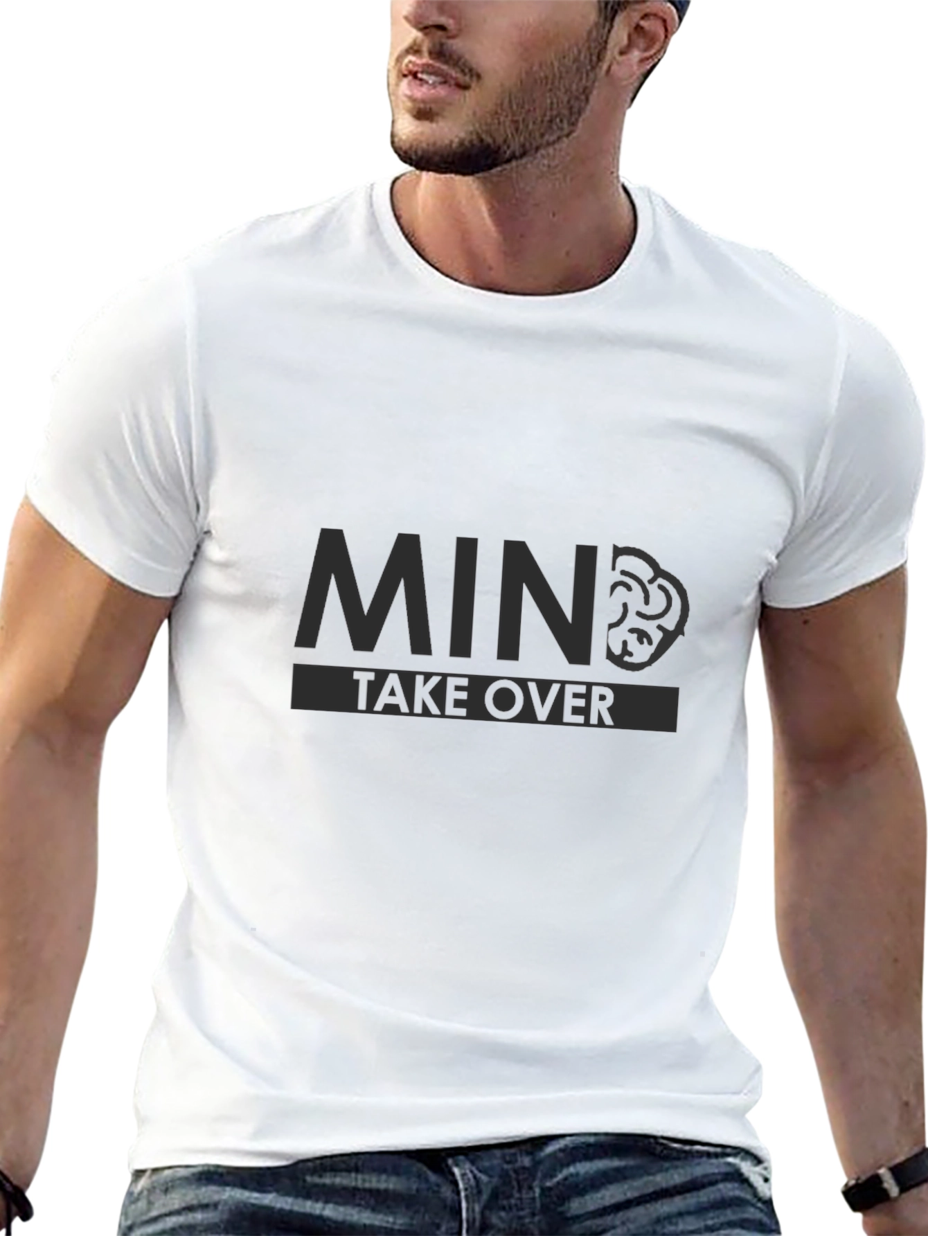 Mind Takeover T-Shirt | Abstract Graphic Tee | Edgy Streetwear Shirt | Aesthetic Art Tee | Gift Idea | Free Shipping $50+