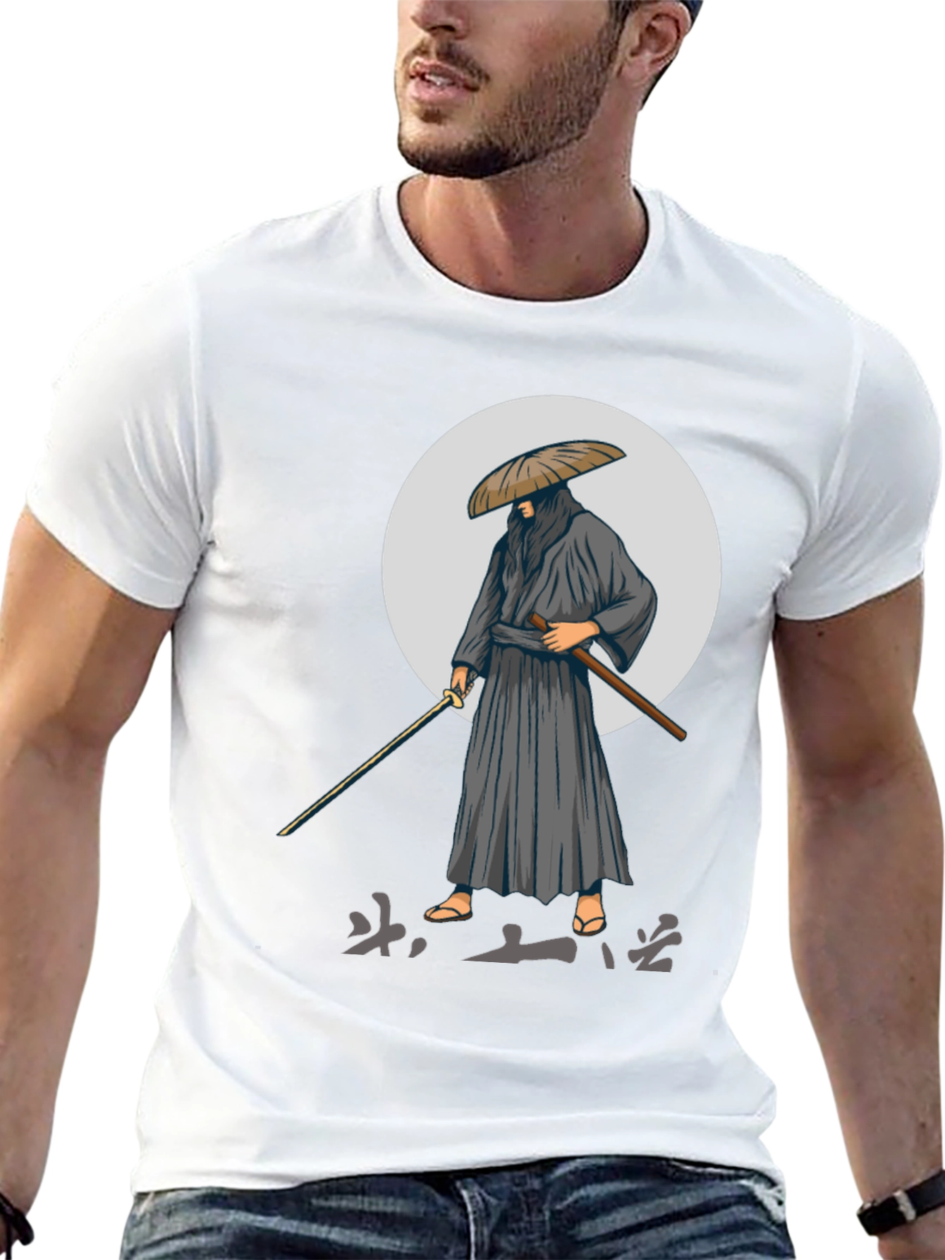 Samurai Graphic Tee - Black