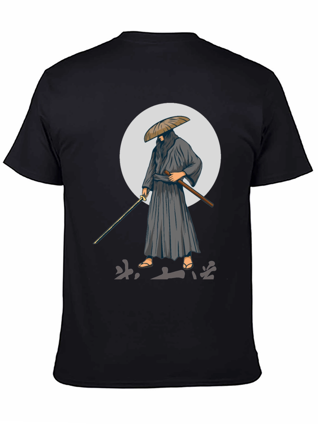 Samurai Graphic Tee - Black