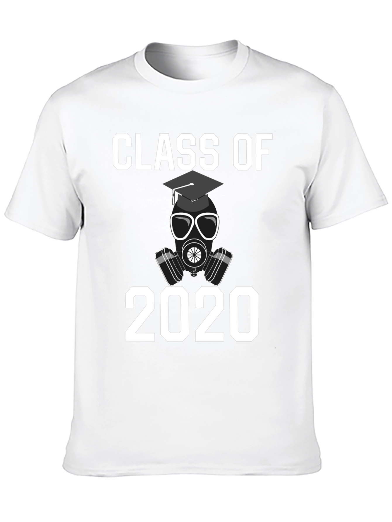 Class of 2020 T-Shirt - Graduation Gas Mask Design