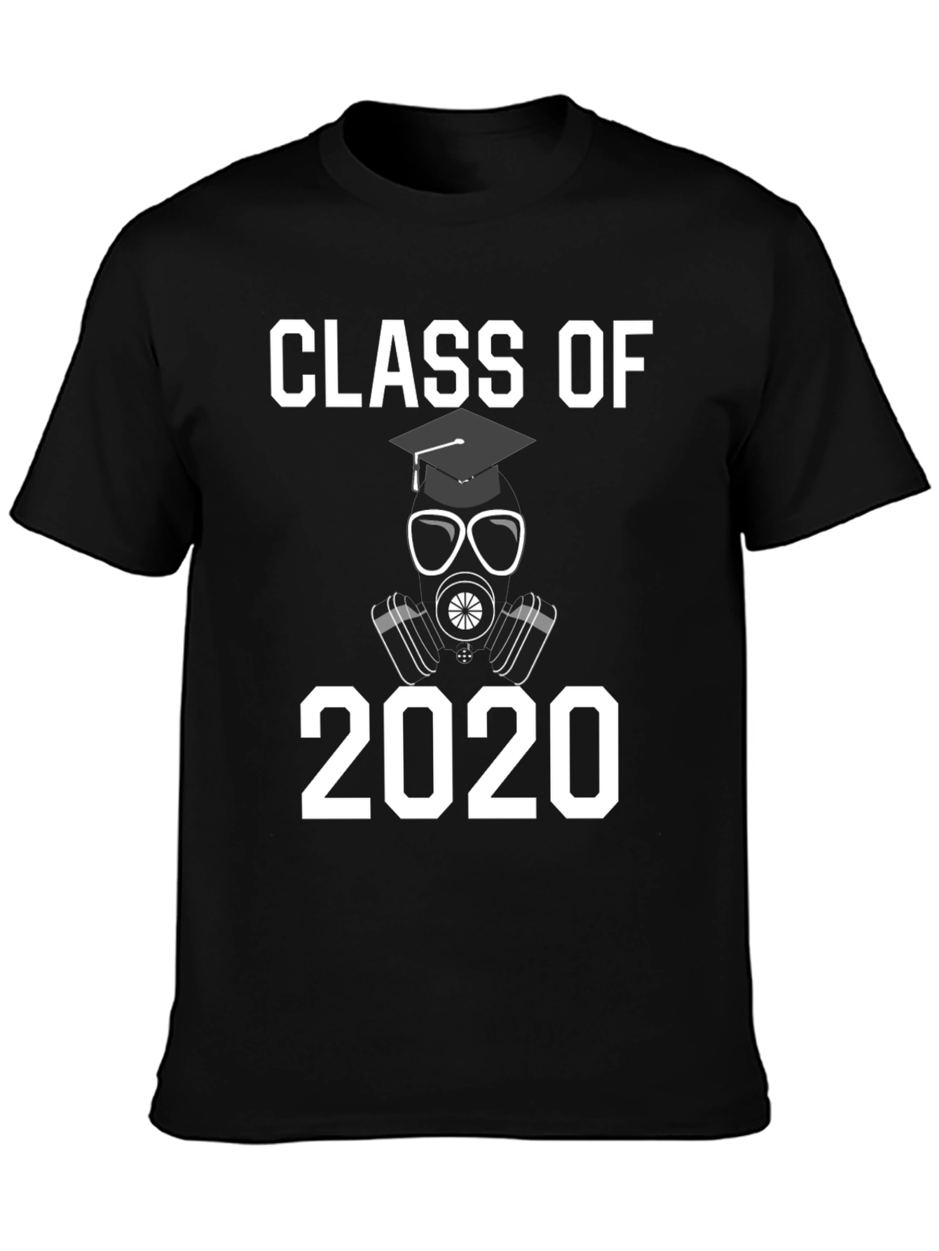 Class of 2020 T-Shirt - Graduation Gas Mask Design