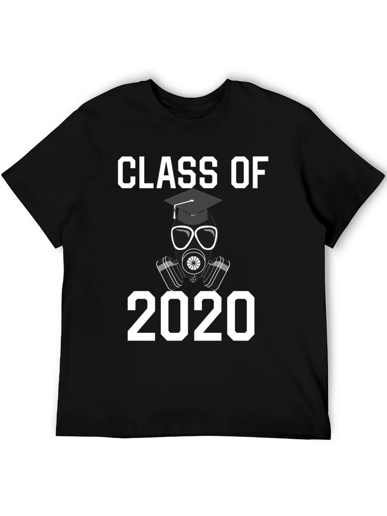 Class of 2020 T-Shirt - Graduation Gas Mask Design