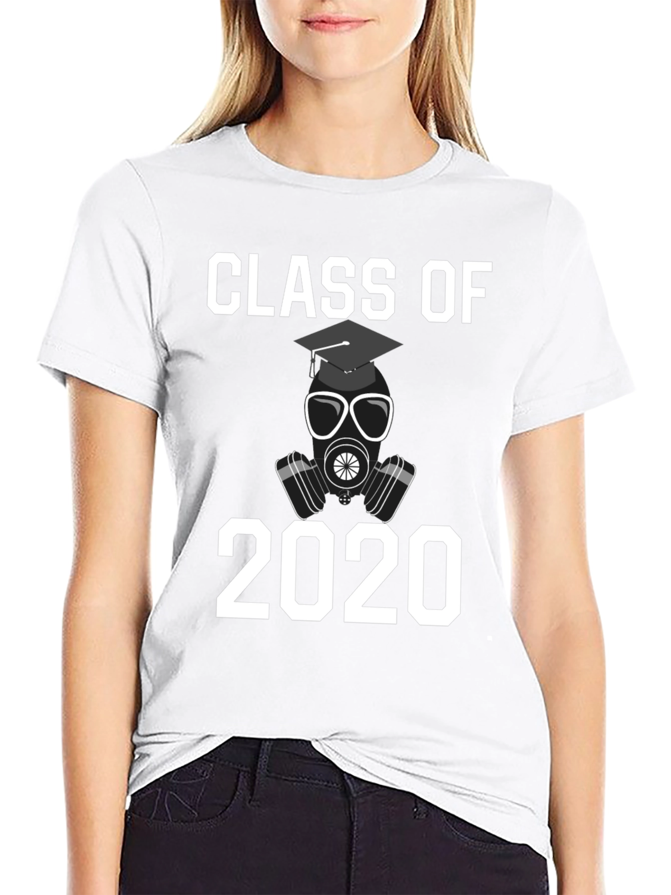 Class of 2020 T-Shirt - Graduation Gas Mask Design