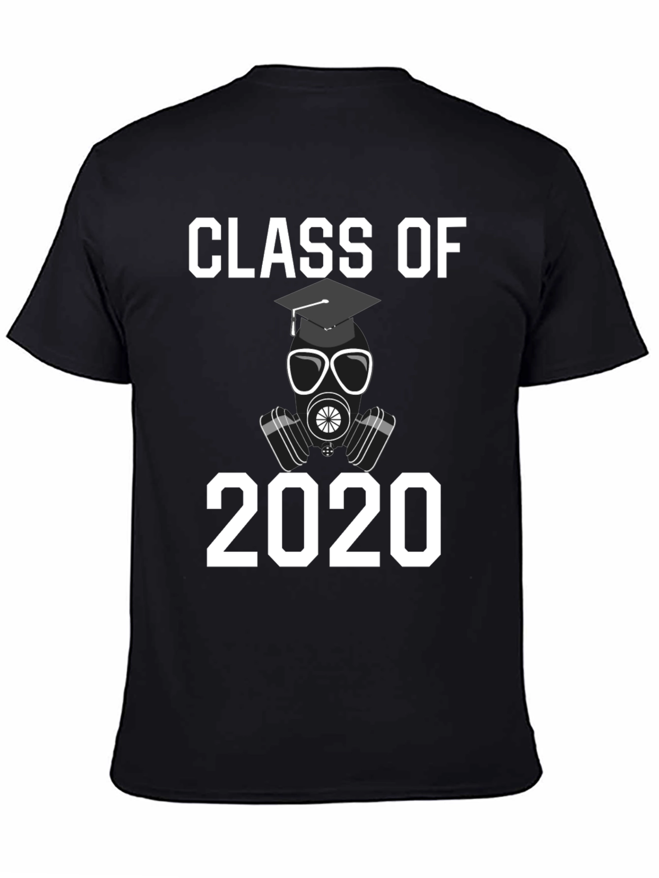 Class of 2020 T-Shirt - Graduation Gas Mask Design