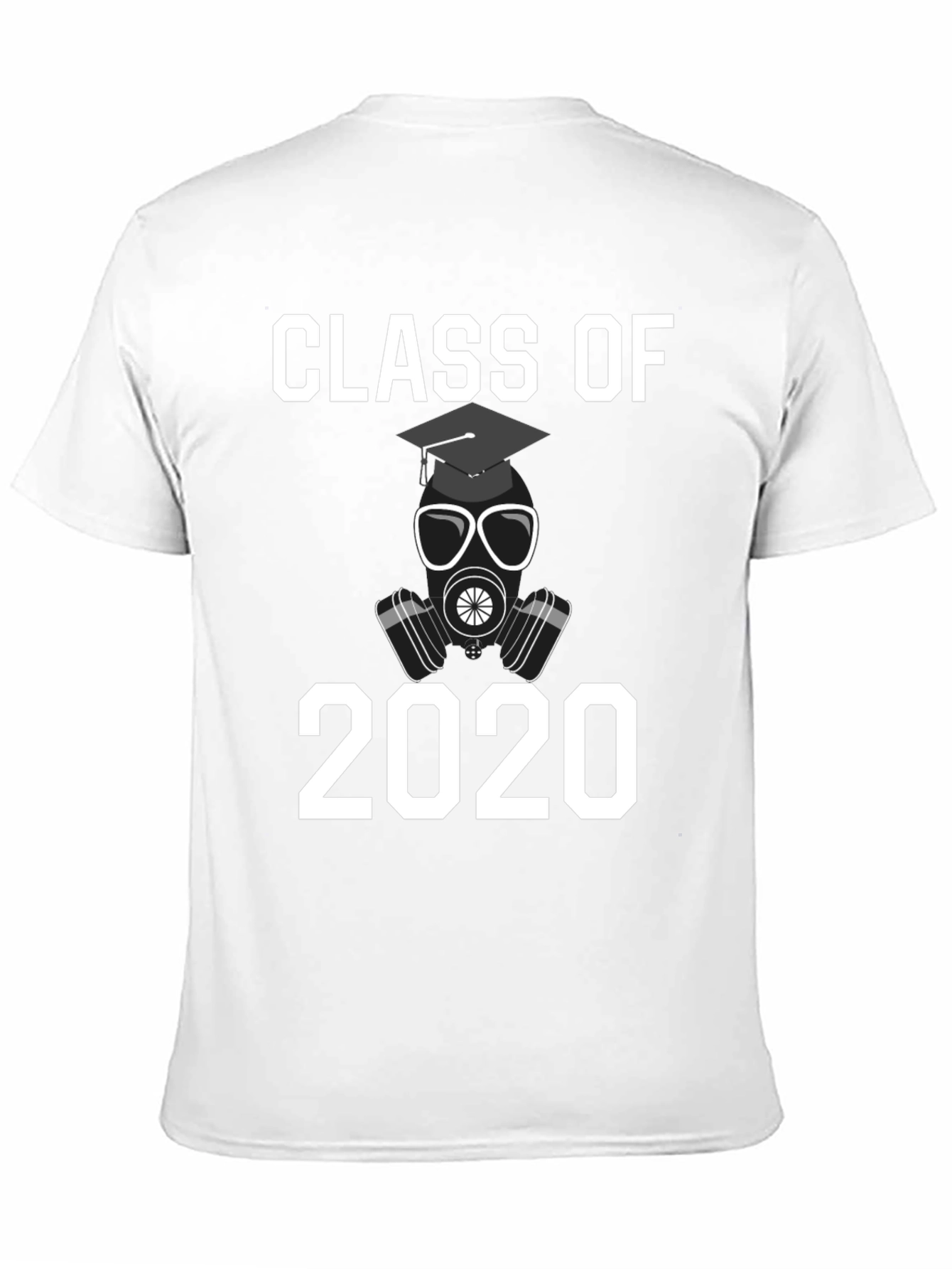Class of 2020 T-Shirt - Graduation Gas Mask Design