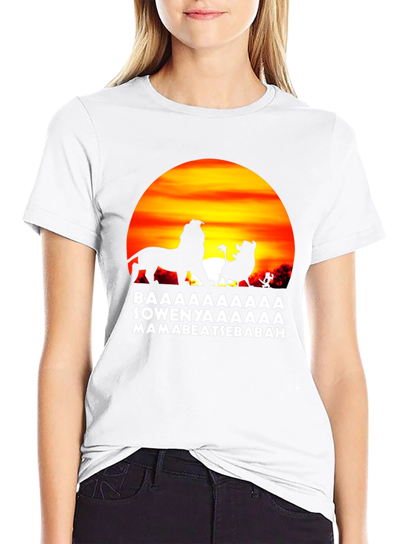 Lion King Hakuna Matata Mens Black T-Shirt