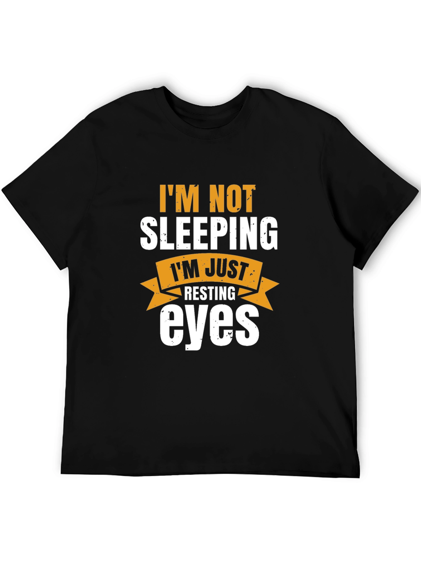 Funny Resting Eyes Graphic T-Shirt
