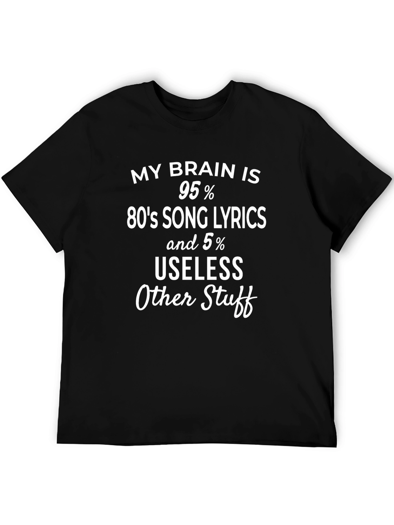 80s Song Lyrics Graphic Tee