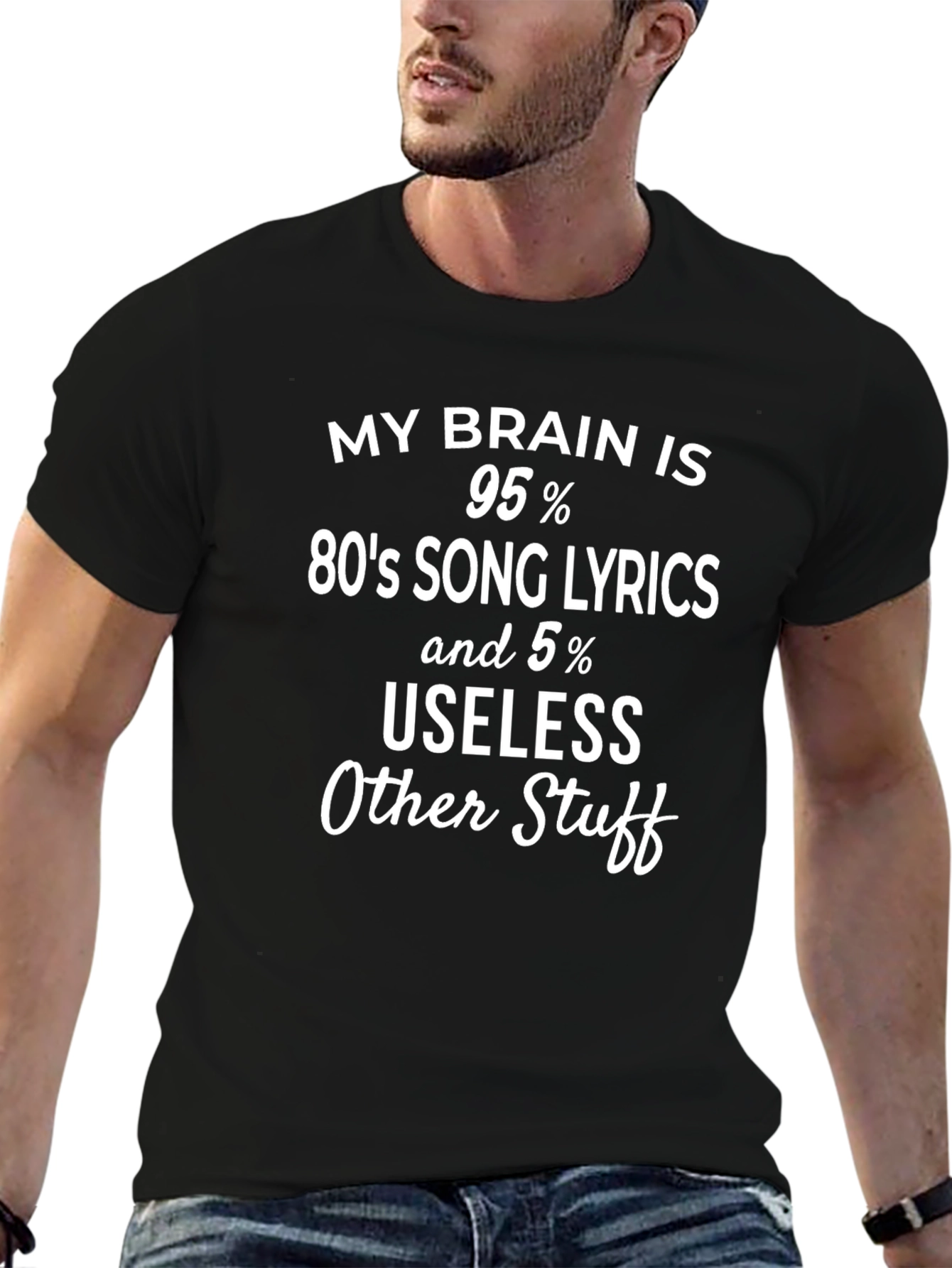 80s Song Lyrics Graphic Tee