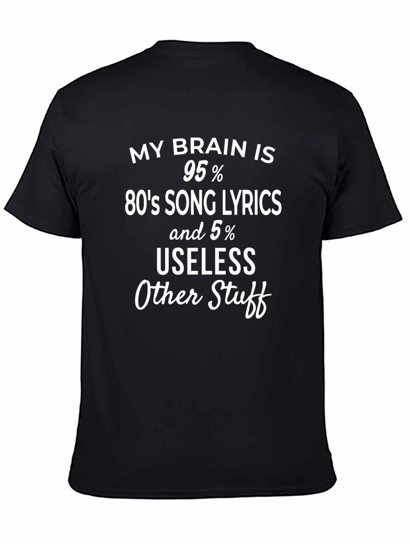 80s Song Lyrics Graphic Tee