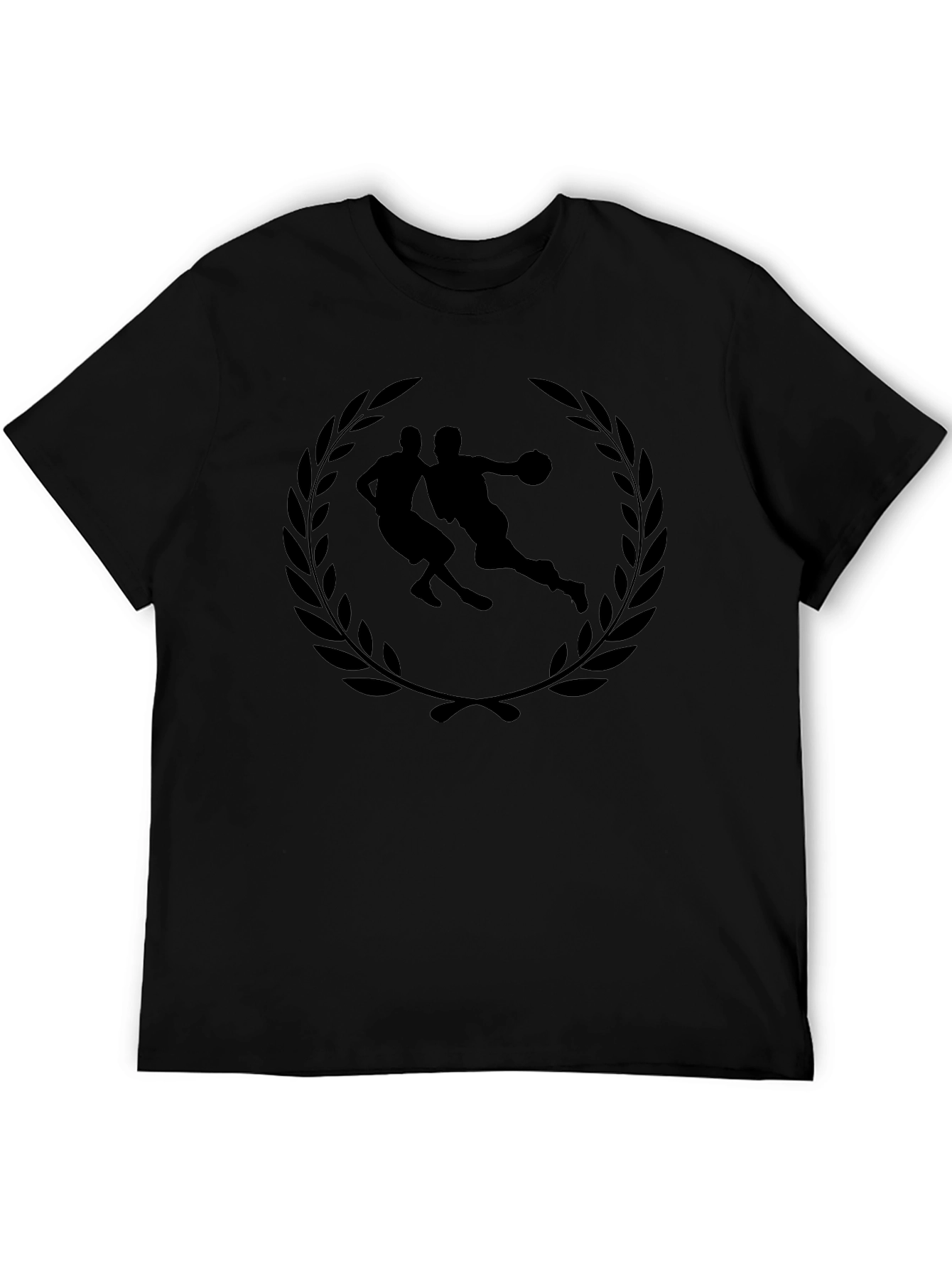 Basketball Player Laurel Wreath Graphic Tee