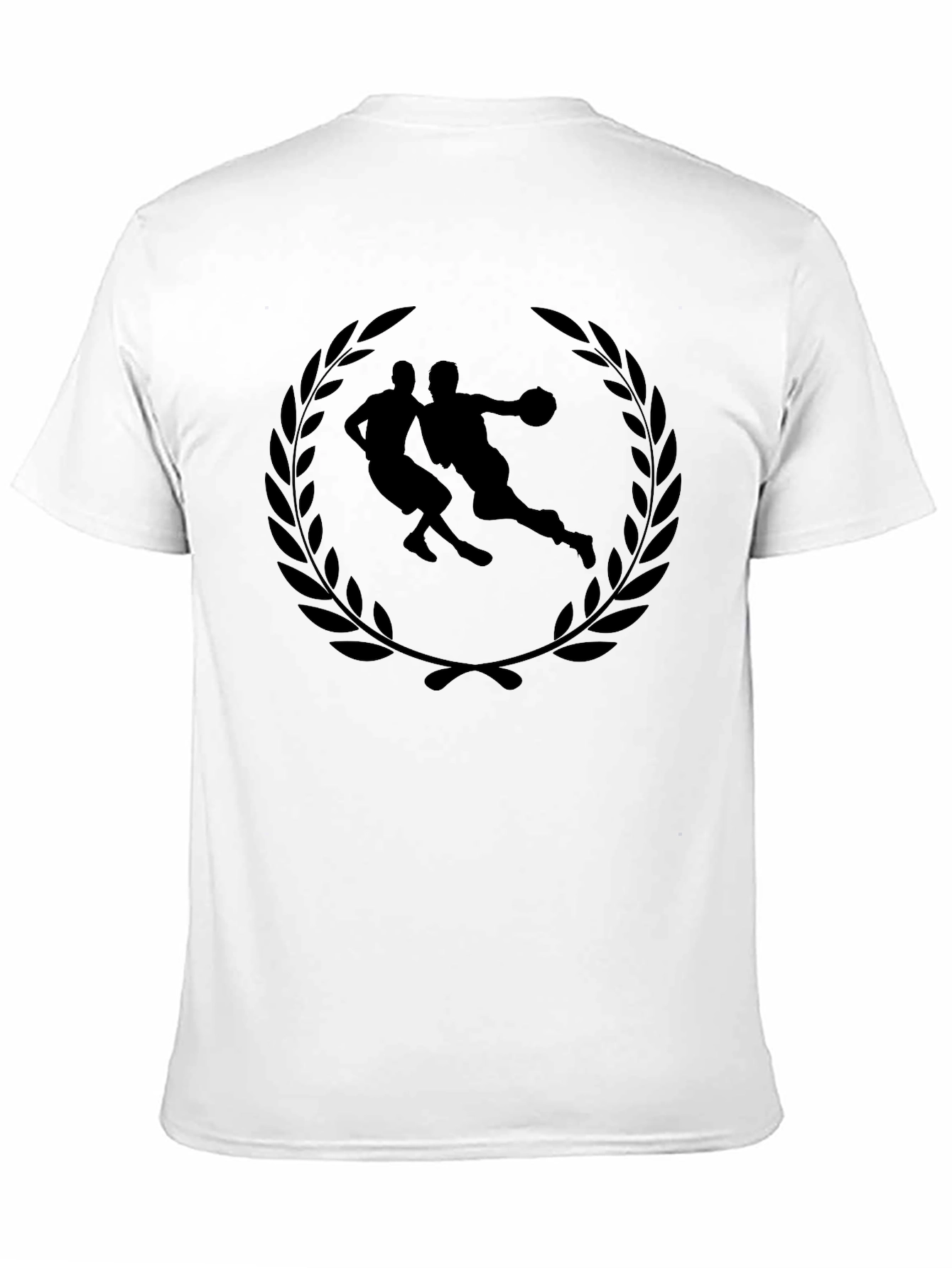 Basketball Player Laurel Wreath Graphic Tee