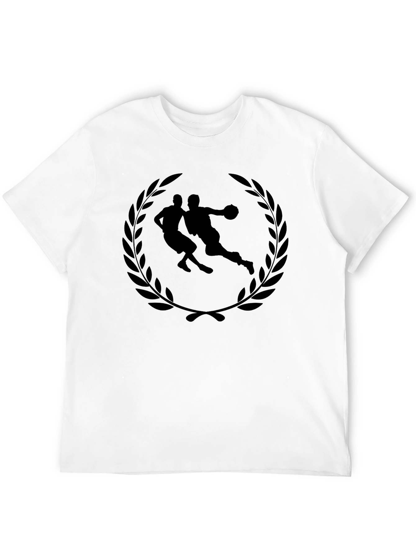 Basketball Player Laurel Wreath Graphic Tee