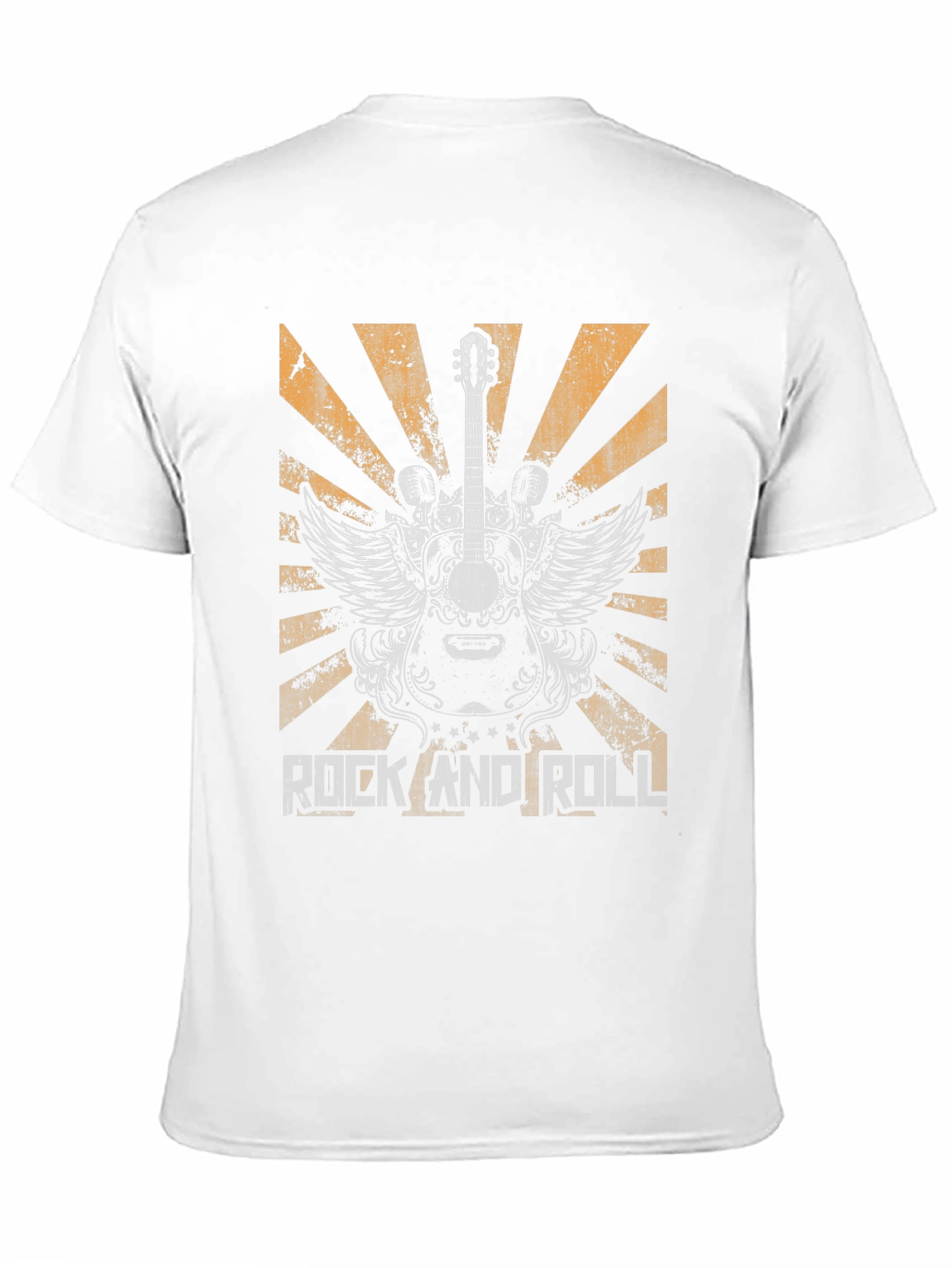 Rock and Roll Guitar Graphic Tee