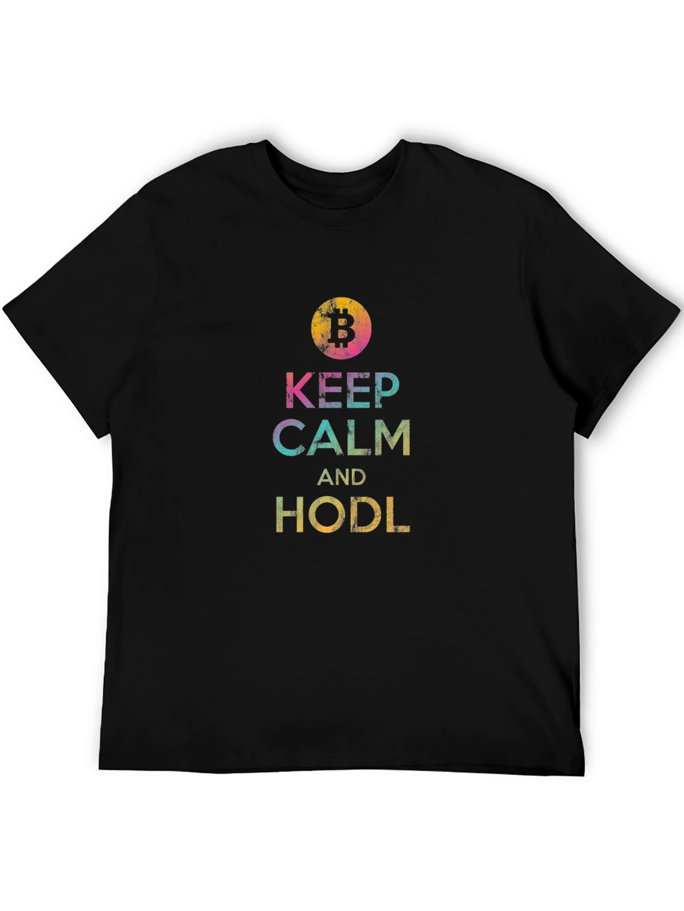 Keep Calm and HODL Bitcoin Crypto T-Shirt