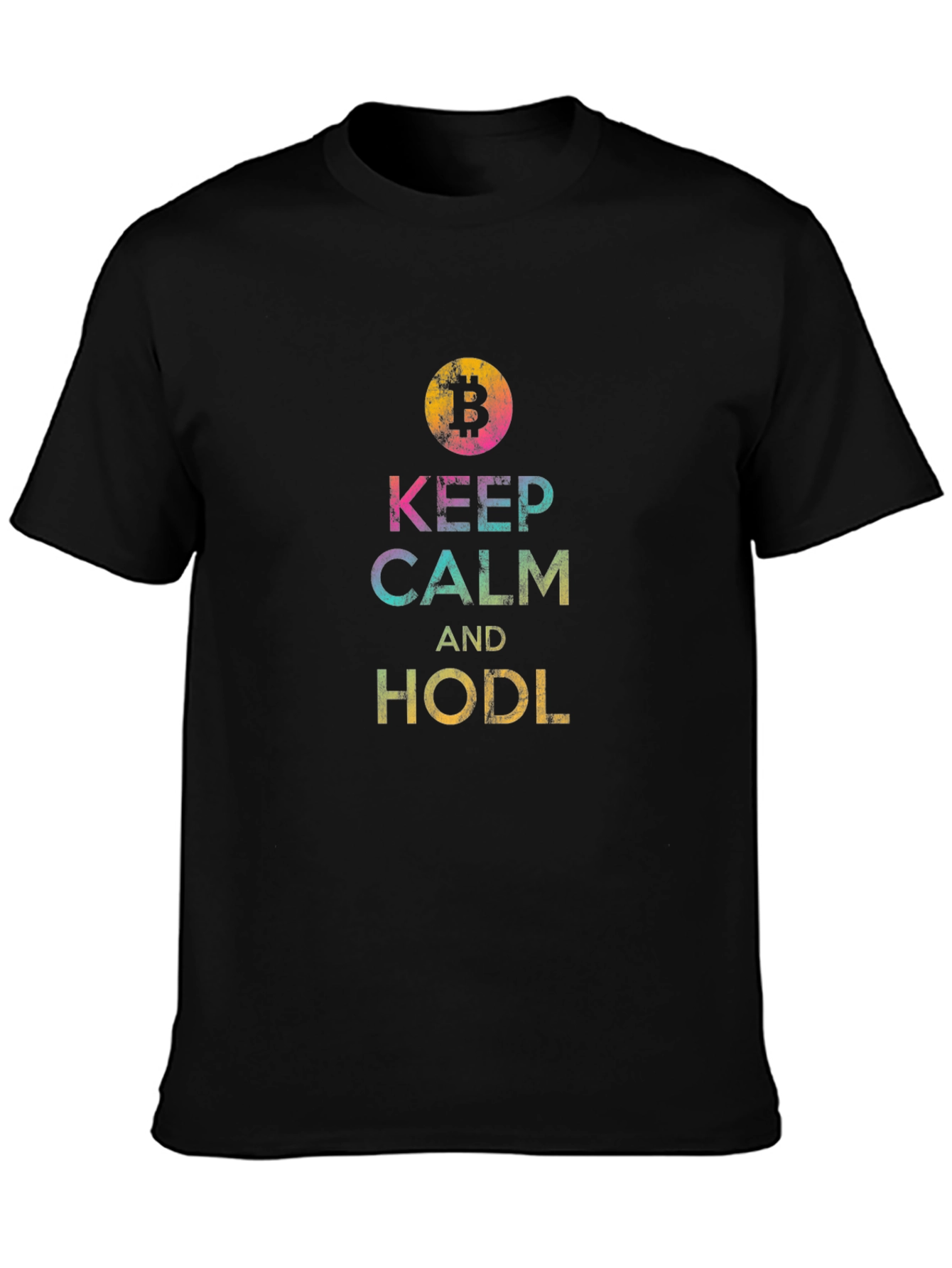 Keep Calm and HODL Bitcoin Crypto T-Shirt