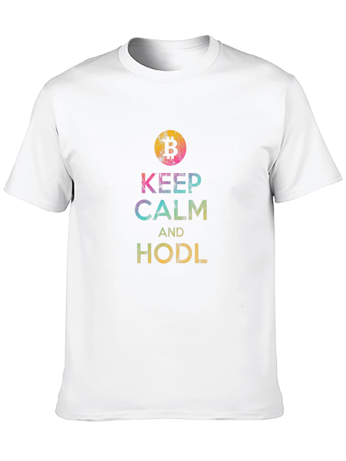 Keep Calm and HODL Bitcoin Crypto T-Shirt