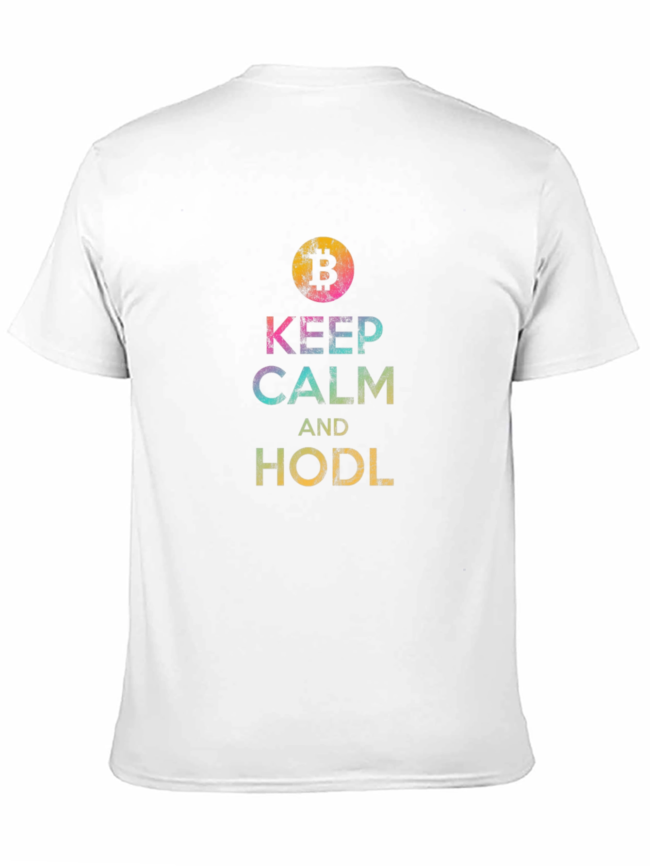 Keep Calm and HODL Bitcoin Crypto T-Shirt