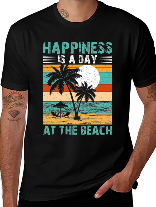 Happiness is a Day at the Beach T-Shirt