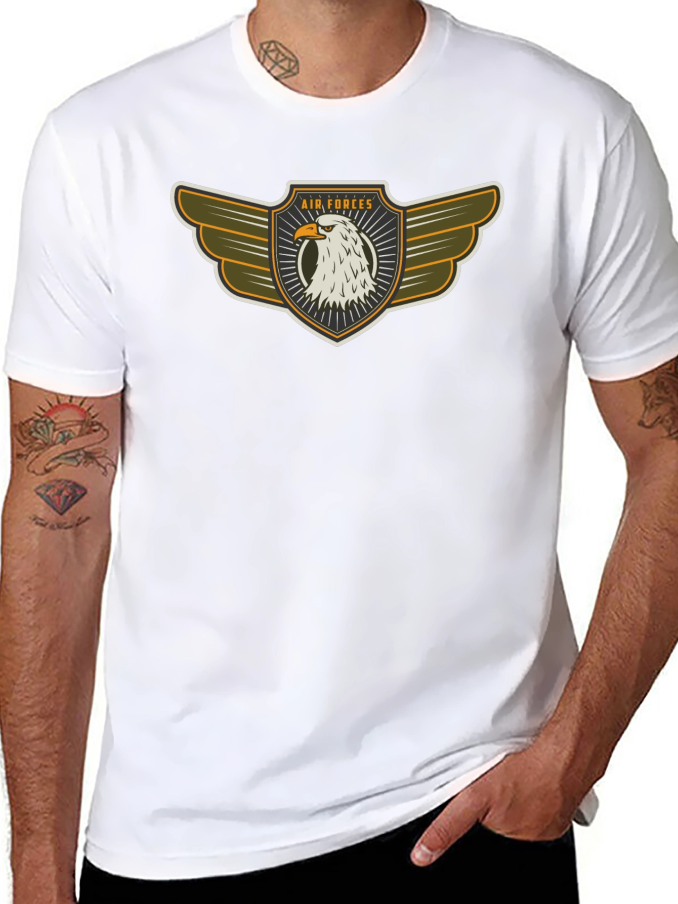 Air Forces Eagle Emblem Black T-Shirt