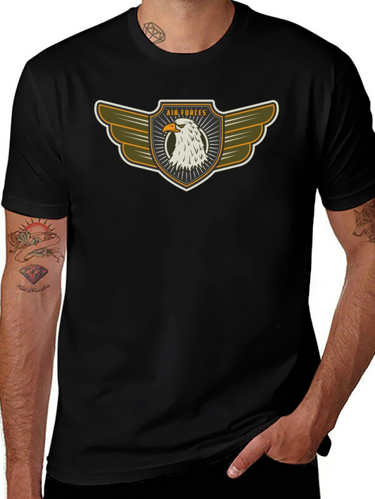 Air Forces Eagle Emblem Black T-Shirt