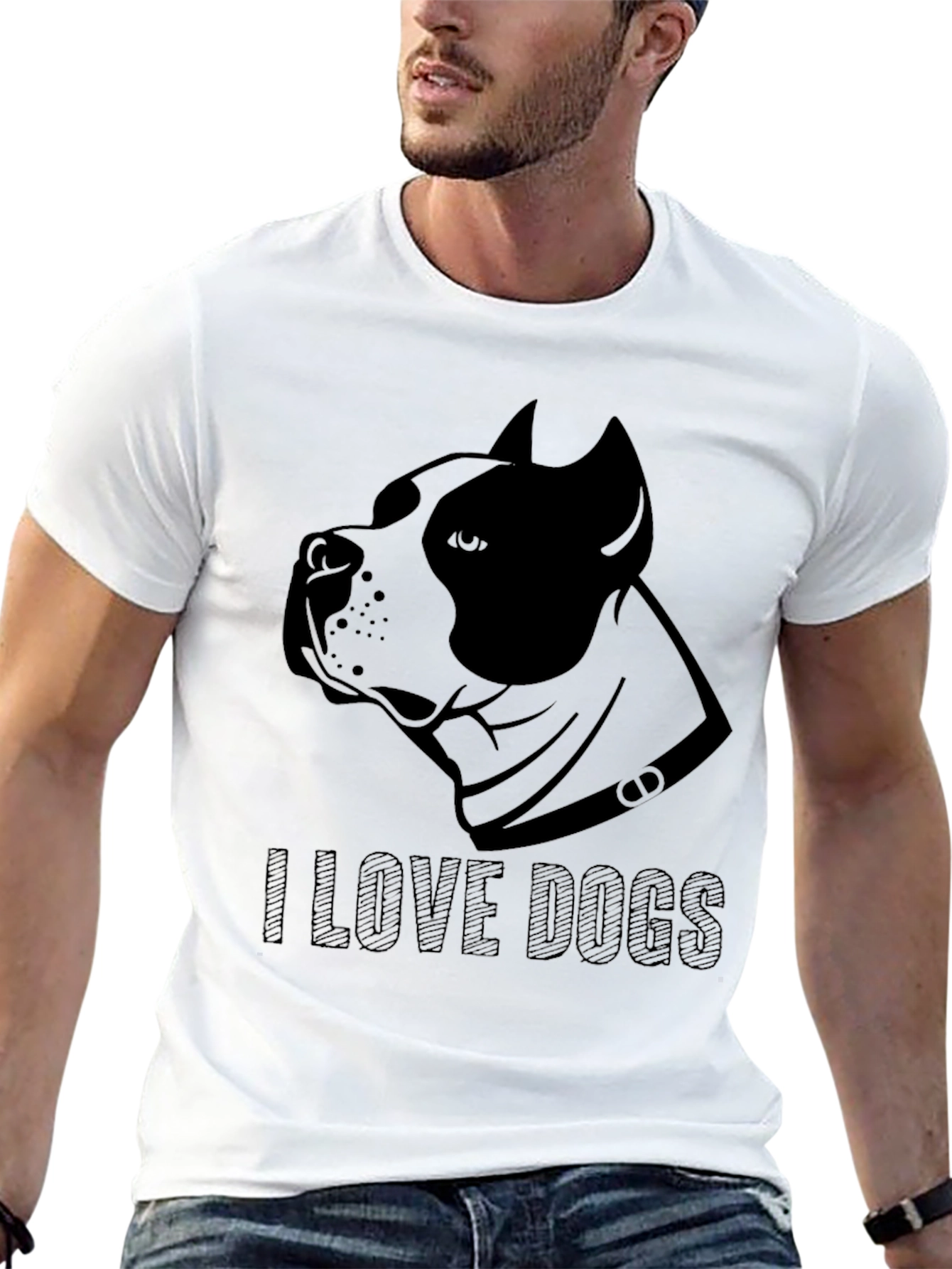 I Love Dogs T-Shirt – Classic Dog Lover Graphic Tee