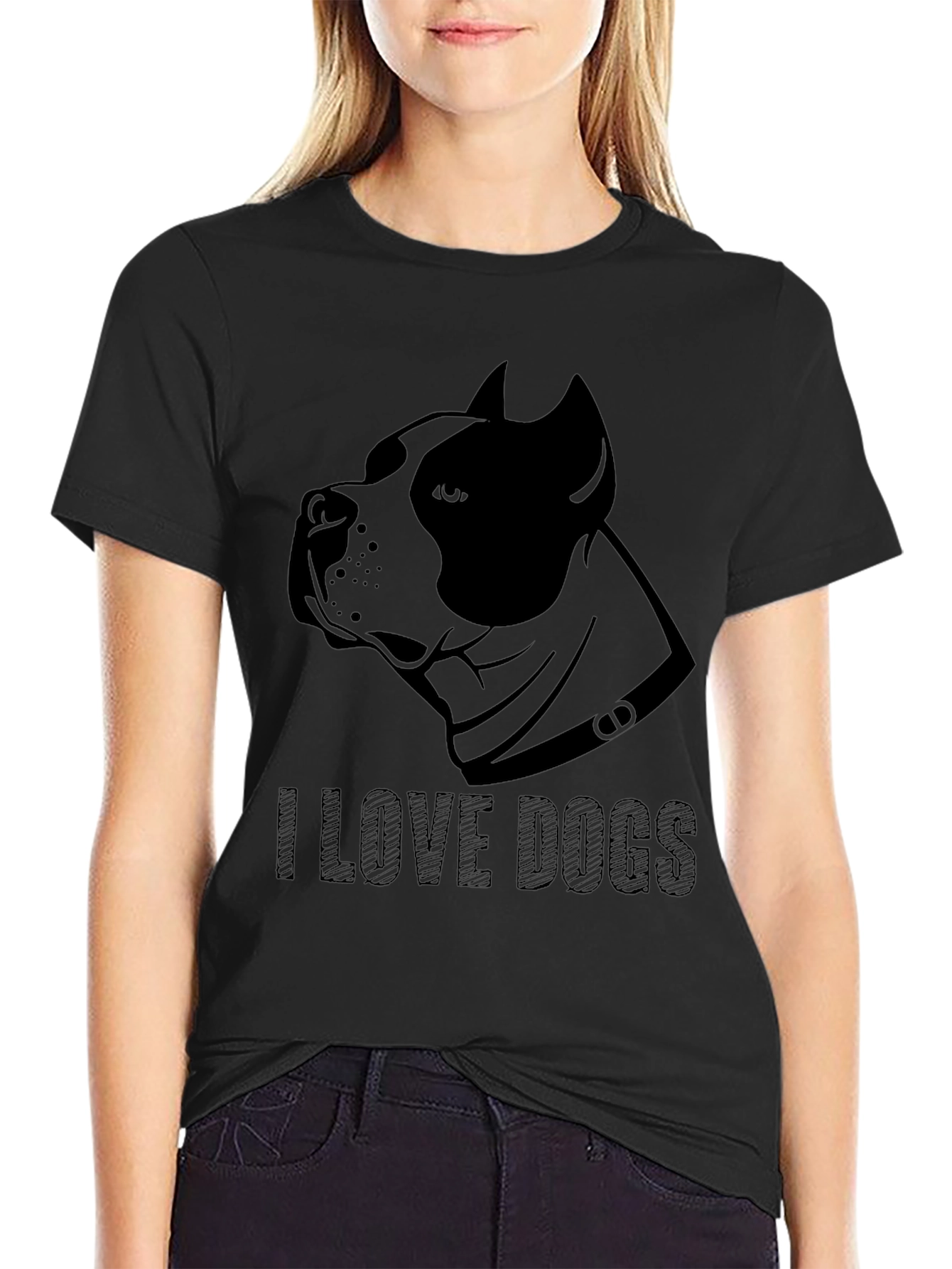I Love Dogs T-Shirt – Classic Dog Lover Graphic Tee
