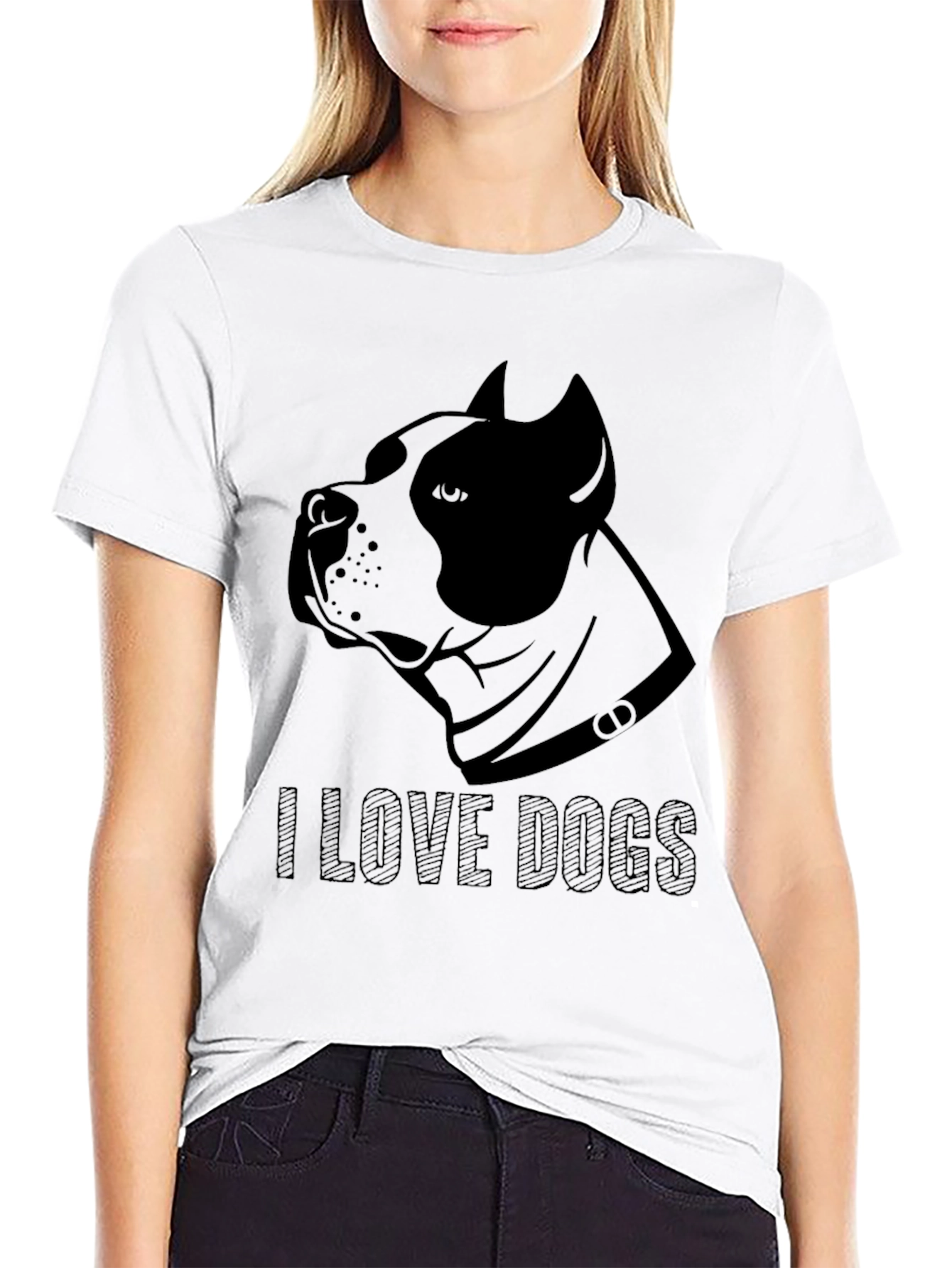 I Love Dogs T-Shirt – Classic Dog Lover Graphic Tee