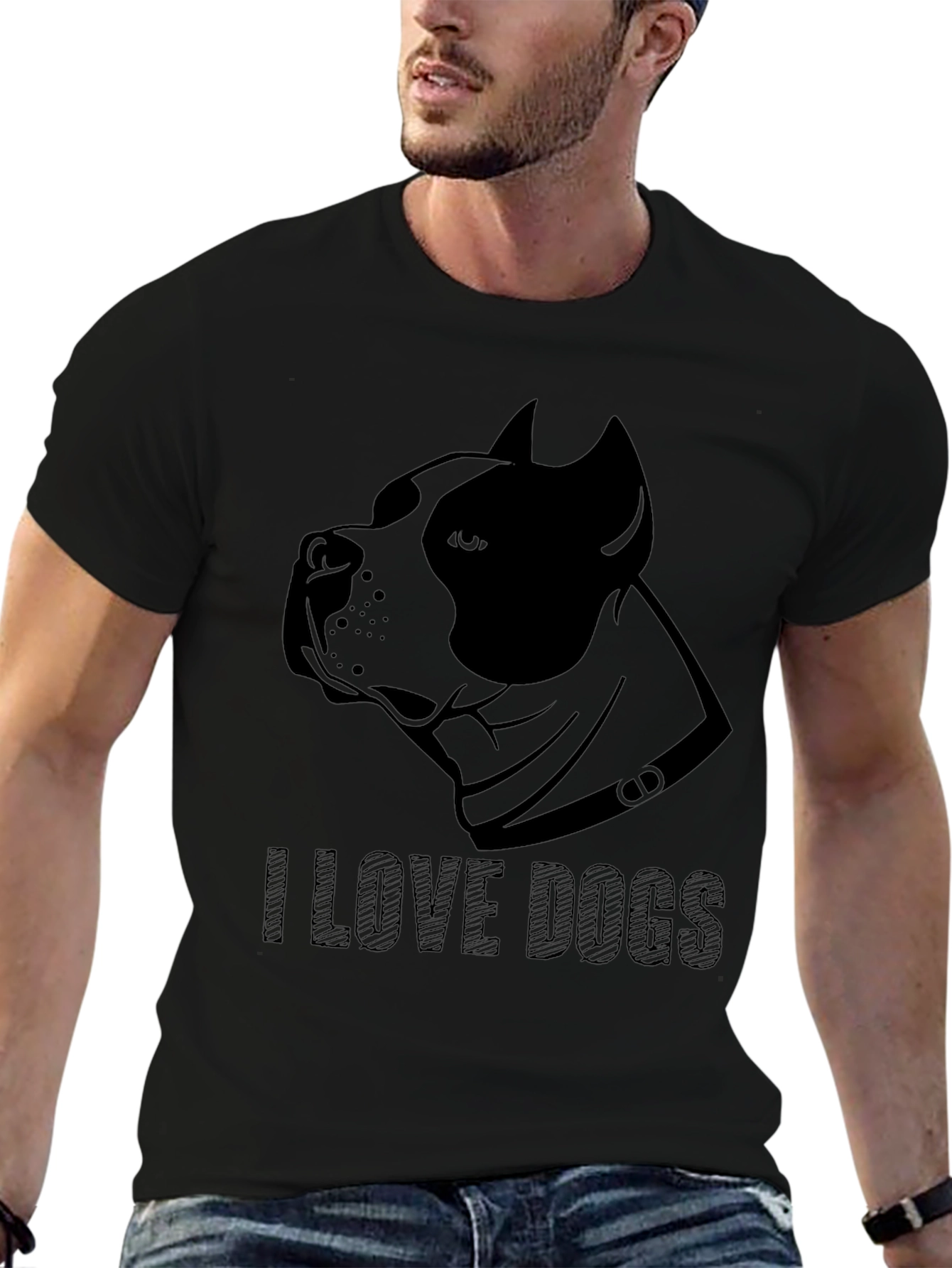 I Love Dogs T-Shirt – Classic Dog Lover Graphic Tee