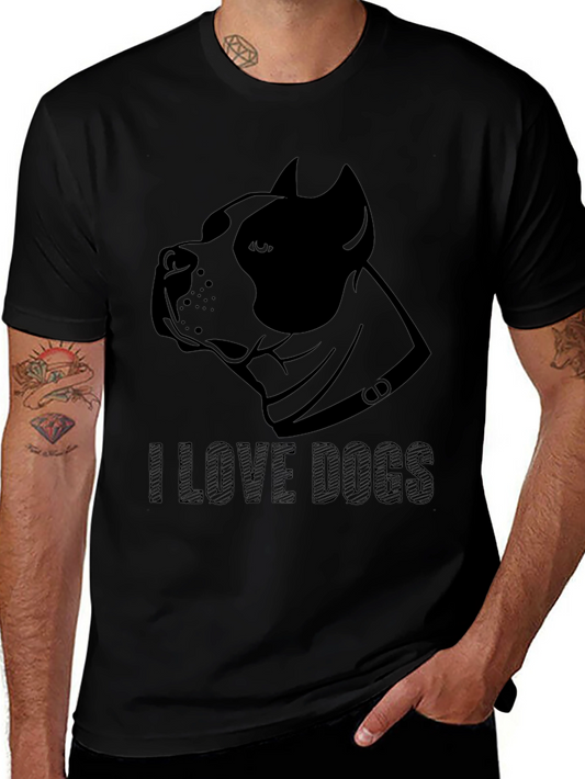 I Love Dogs T-Shirt – Classic Dog Lover Graphic Tee