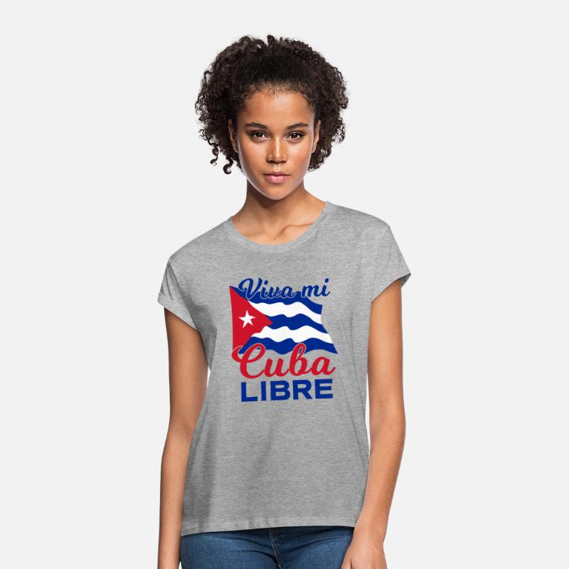 Viva Mi Cuba Libre Waving Cuban Flag Pride