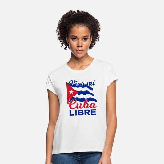 Viva Mi Cuba Libre Waving Cuban Flag Pride