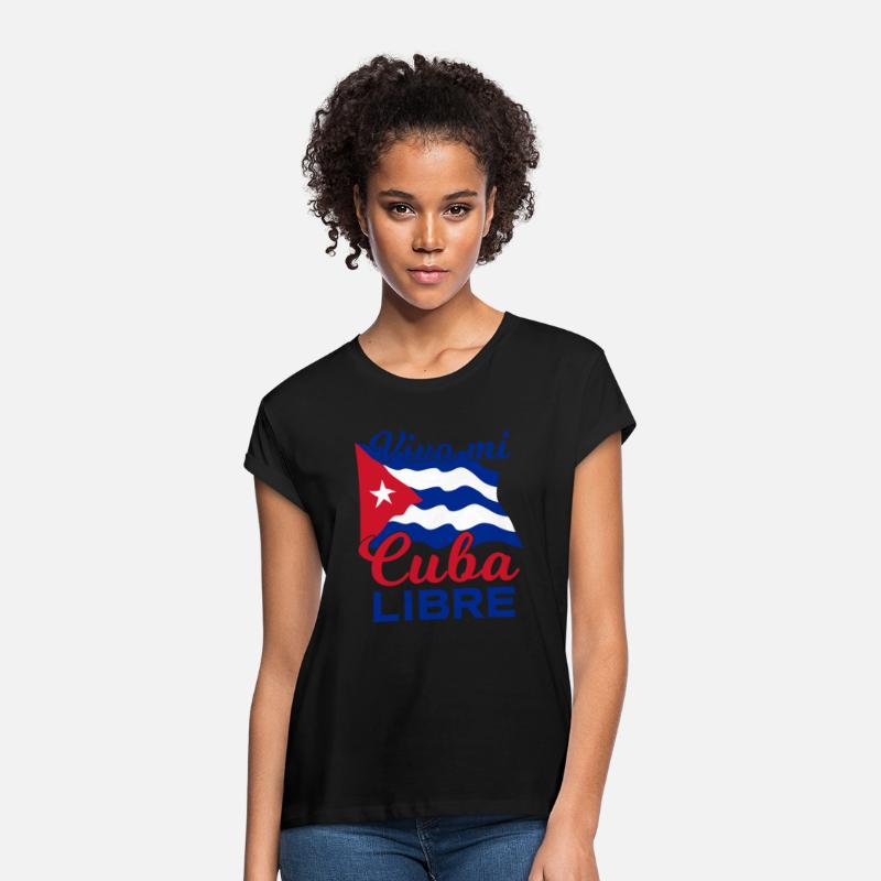 Viva Mi Cuba Libre Waving Cuban Flag Pride
