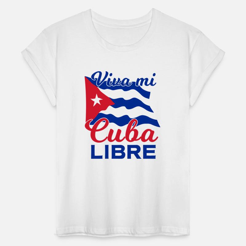 Viva Mi Cuba Libre Waving Cuban Flag Pride