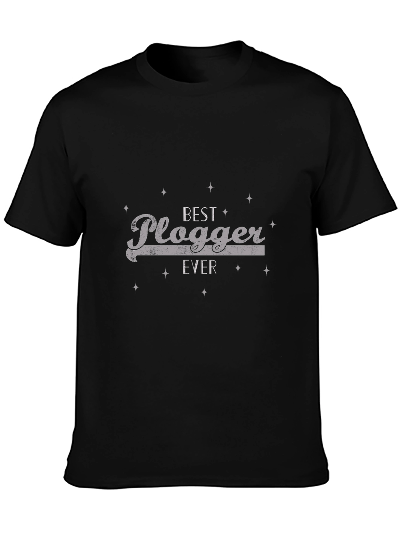 Best Plogger Ever Black T-Shirt