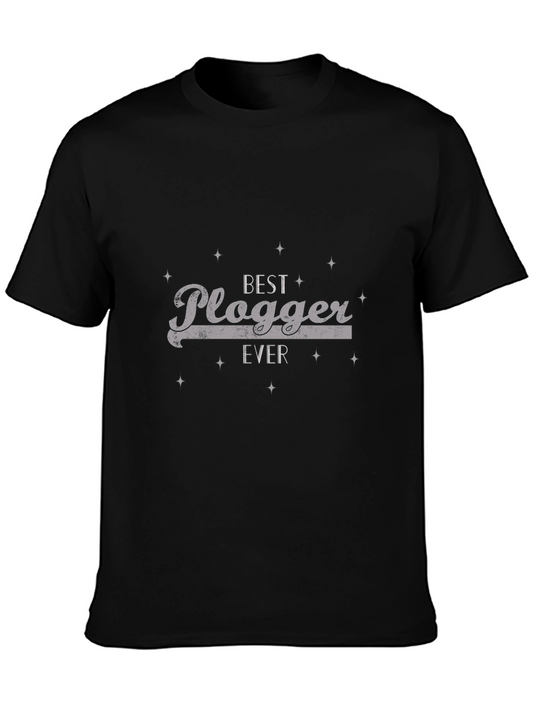 Best Plogger Ever Black T-Shirt