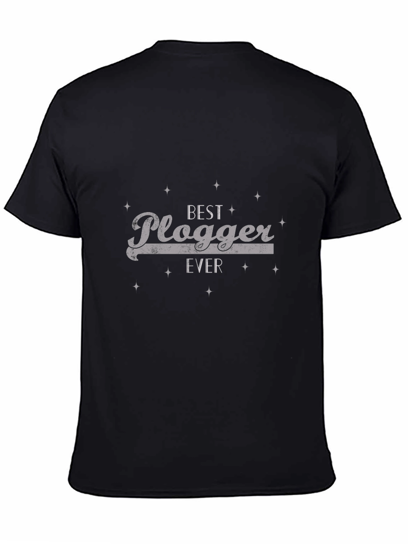 Best Plogger Ever Black T-Shirt