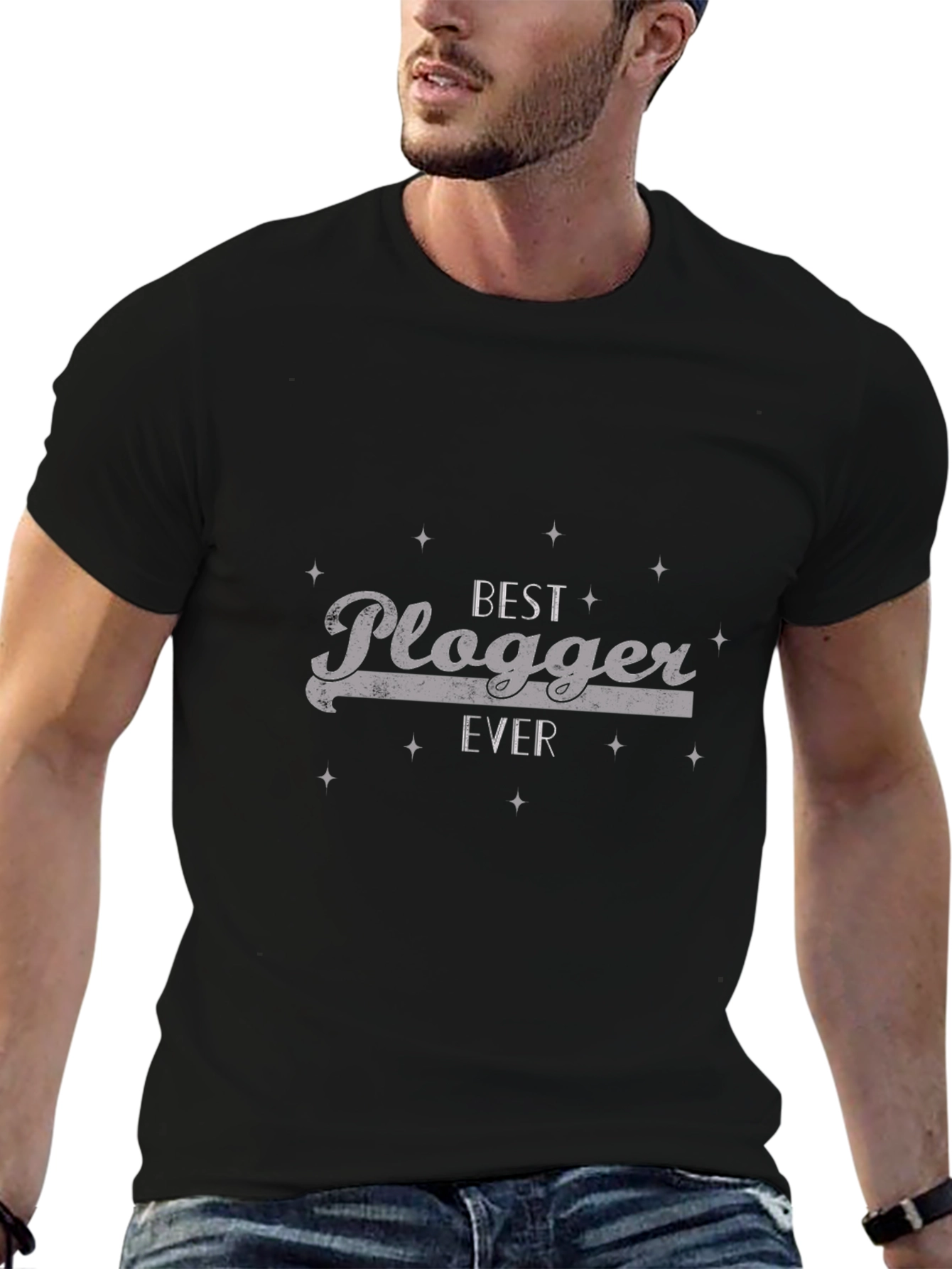 Best Plogger Ever Black T-Shirt