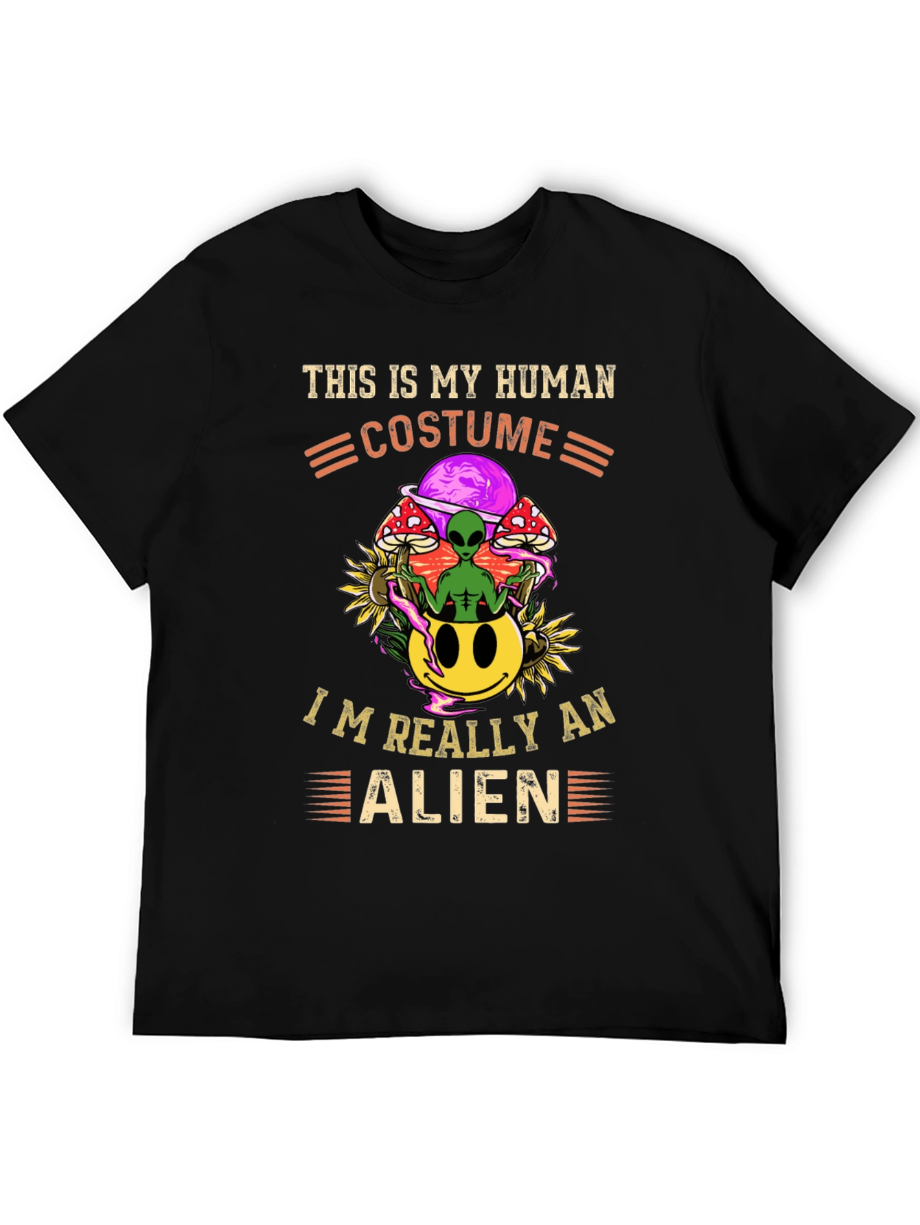 Human Costume Alien Graphic Tee