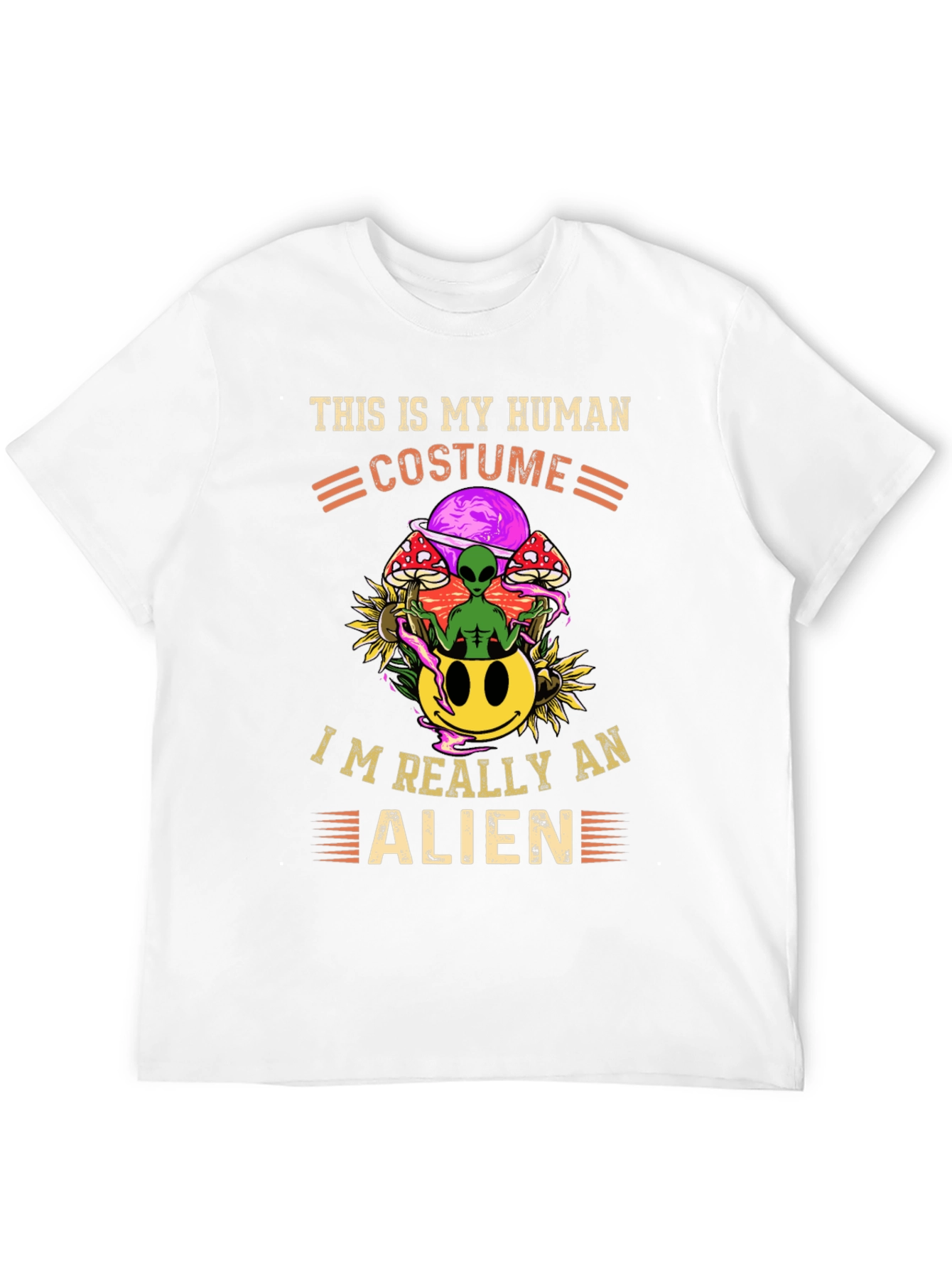 Human Costume Alien Graphic Tee