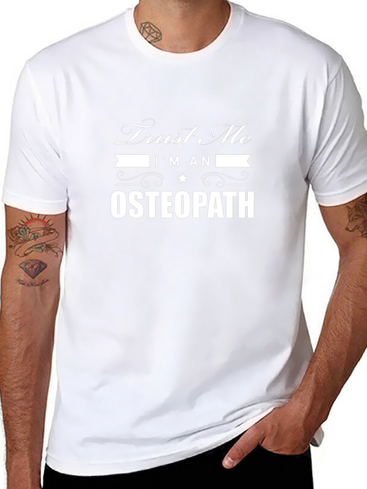 Trust Me Im An Osteopath Black T-Shirt