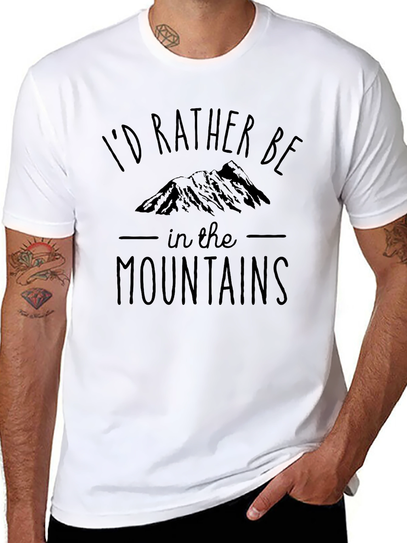Id Rather Be In The Mountains T-Shirt