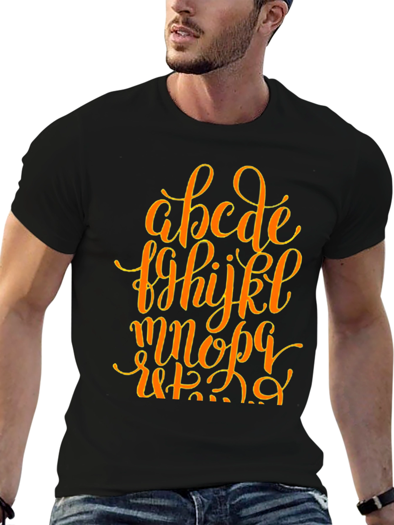 Alphabet T-Shirt - Funky Casual Wear