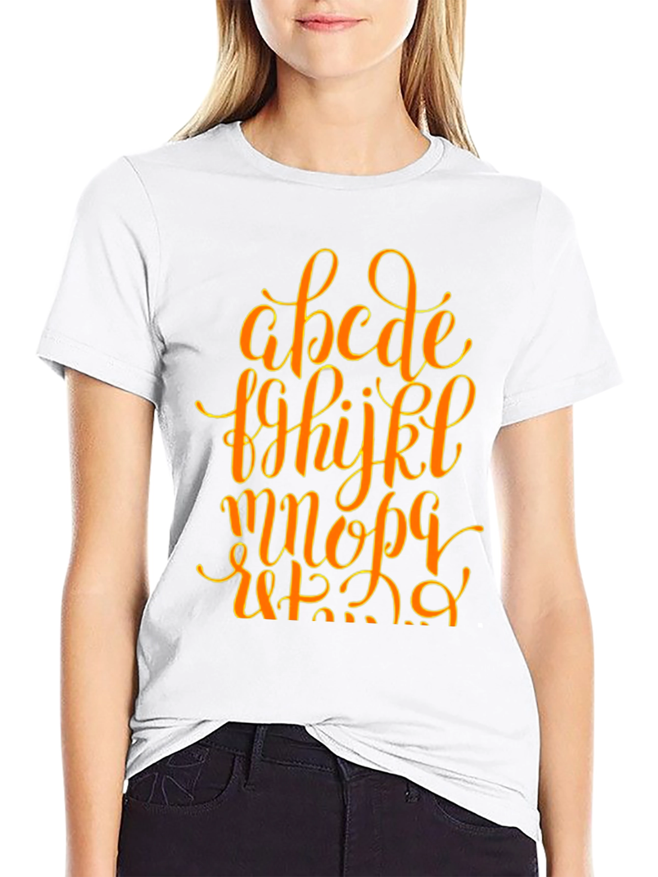 Alphabet T-Shirt - Funky Casual Wear