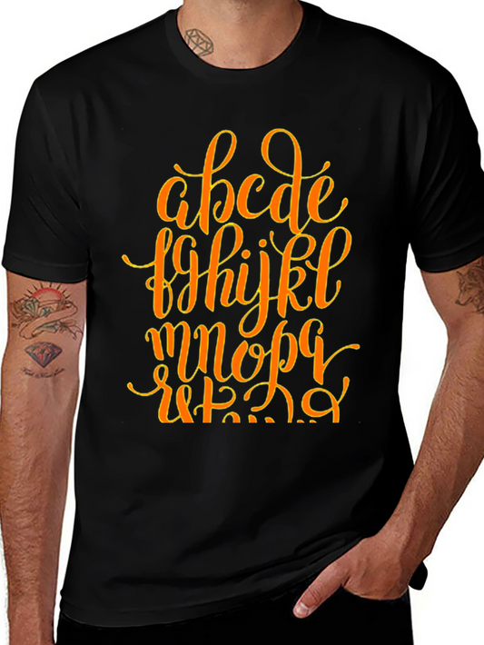 Alphabet T-Shirt - Funky Casual Wear